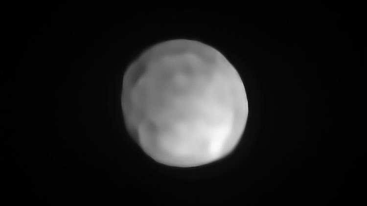 Rund wie ein Planet - allerdings hat Hygiea nur einen Durchmesser von 430 Kilometern.