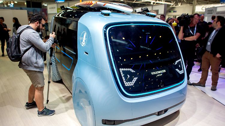 Die Entwicklung von Roboter-Autos steckt bei VW noch in den Kinderschuhen.
