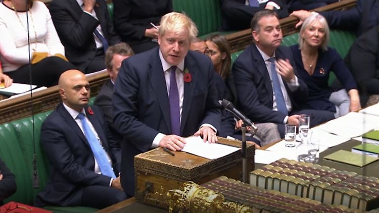Boris Johnson konnte im ersten Versuch seinen Vorschlag nicht durchbringen.