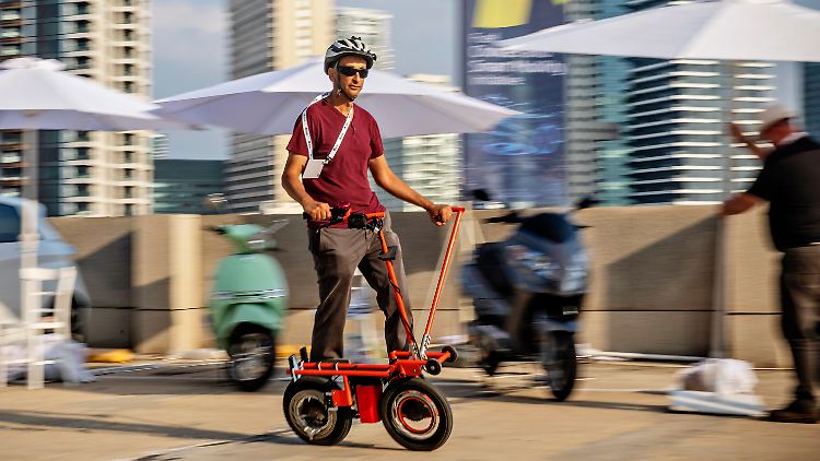 Der 17 Kilogramm schwere Evoway ist nur eine von vielen Ideen die auf der Smart Mobility Summit Tel Aviv vorgestellt werden.
