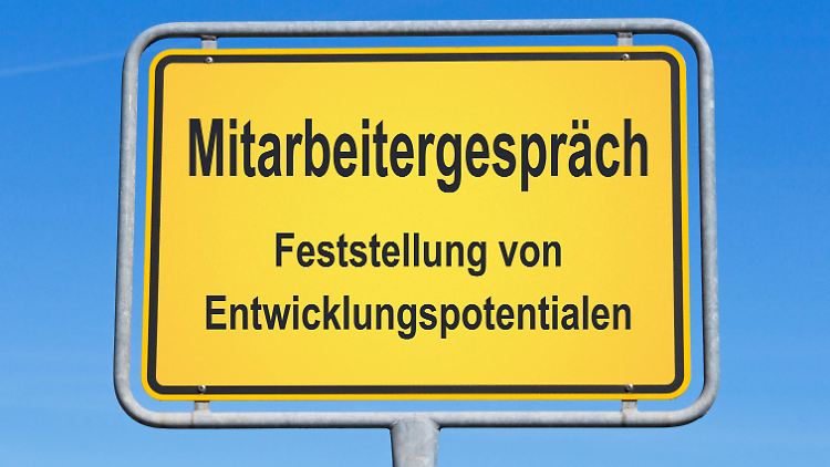 Oft liegt dem Mitarbeitergespräch ein standardisierter Prozess zugrunde.
