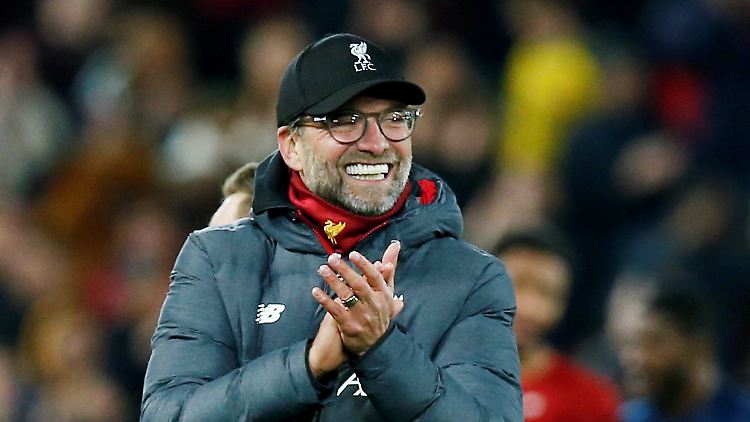 Liverpool-Coach Klopp: In der Liga top, im Ligapokal im Achtelfinale.