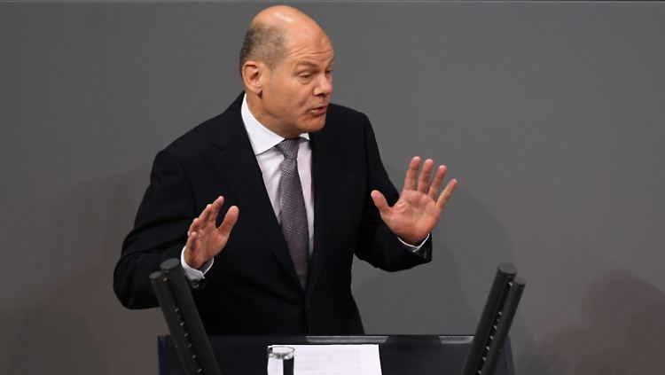 Vizekanzler und Bundesfinanzminister Scholz gibt sich optimistisch. 