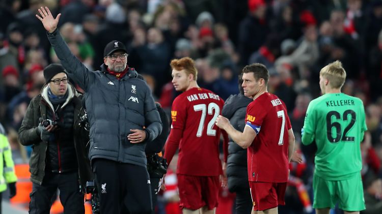 Garant für Spektakel: Jürgen Klopp, Erfolgscoach des in der englischen Liga ungeschlagenen FC Liverpool.