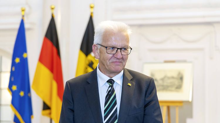 Hat falsch geschwätzt: Kretschmann findet schnell wieder zurück zur Parteilinie.