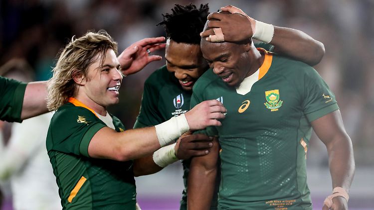 Die Springboks jubeln vereint - und vereinen das Land im Jubel.