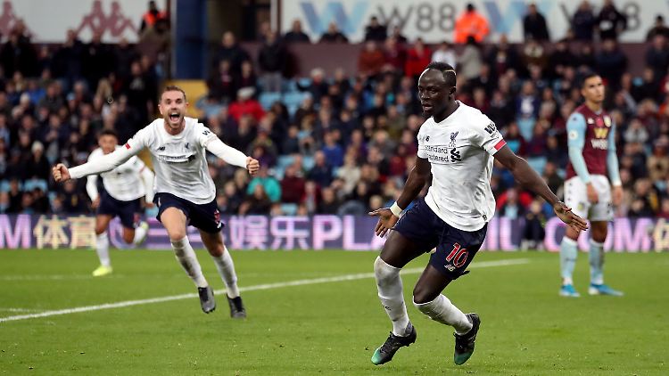 Ganz spät gelang Liverpools Sturmstar Sadio Mané noch ein ganz wichtiger Treffer im englischen Titelrennen.