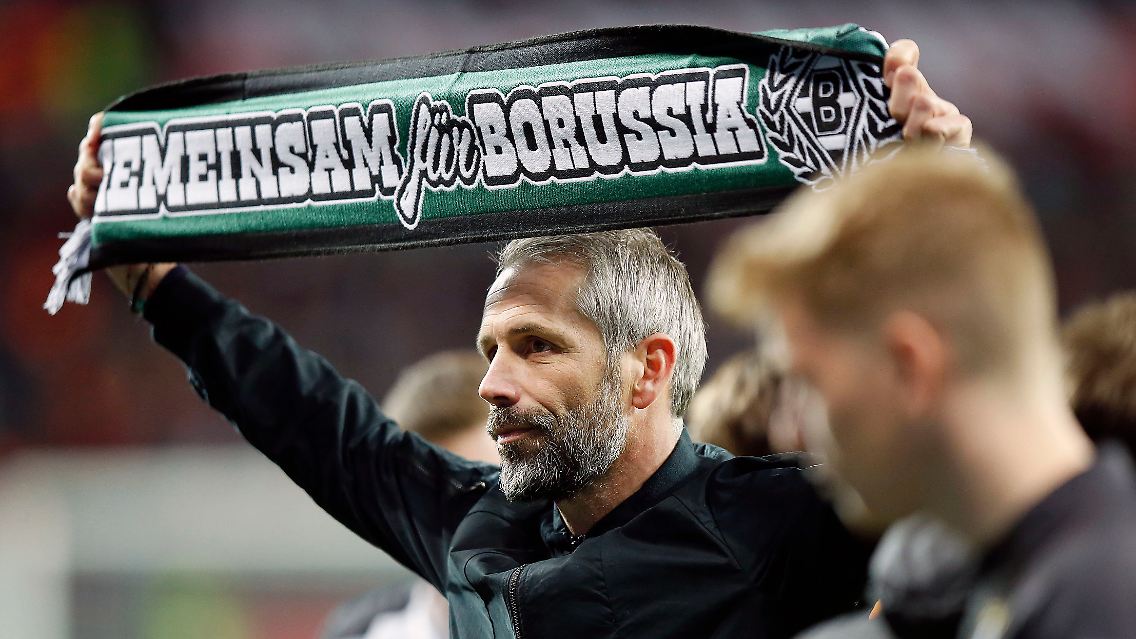 "Gemeinsam für Borussia"? Ja, aber wer ist denn damit gemeint? Gladbachs Trainer Marco Rose muss jede Woche neue Verletzungen kommentieren - und sagte deshalb: