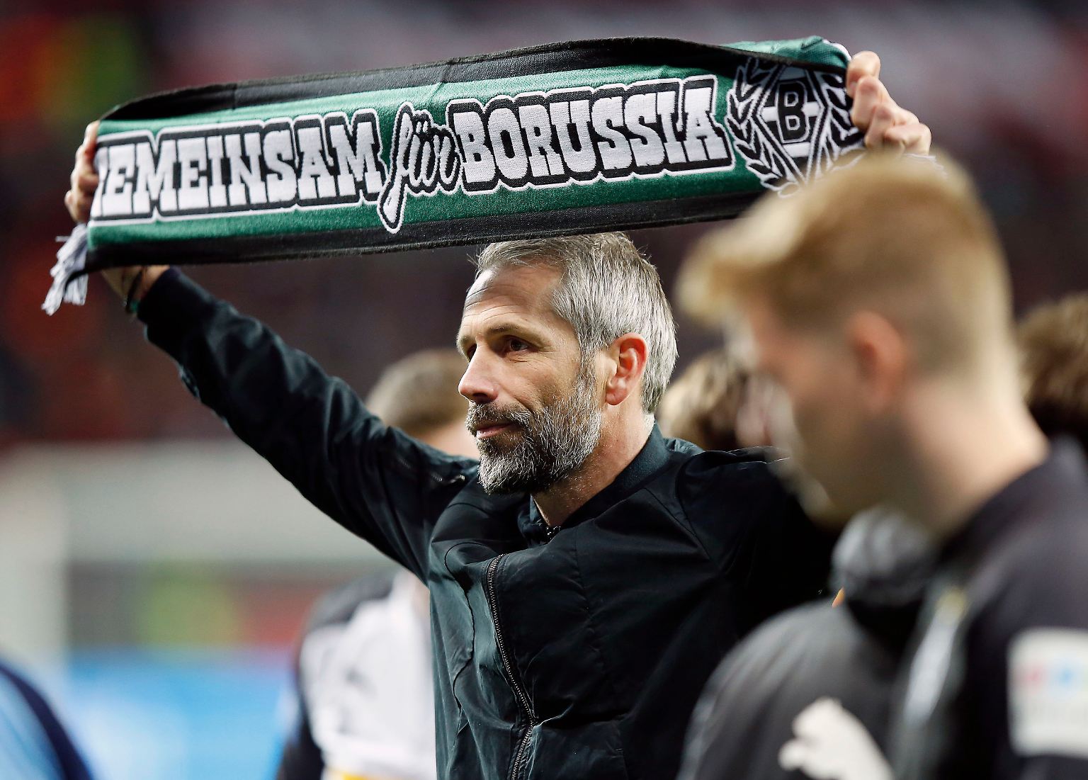 "Gemeinsam für Borussia"? Ja, aber wer ist denn damit gemeint? Gladbachs Trainer Marco Rose muss jede Woche neue Verletzungen kommentieren - und sagte deshalb: 