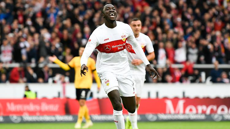 Auftrag erfüllt: Silas Wamangituka entschied die Partie seines VfB Stuttgart nur 27 Sekunden nach seiner Einwechslung.