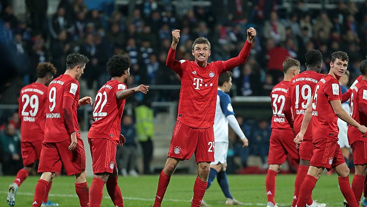 Ob Thomas Müller während der Auslosung jubelte? Immerhin sorgte der "Notnagel" dafür, dass die Bayern überhaupt noch im Lostopf waren.