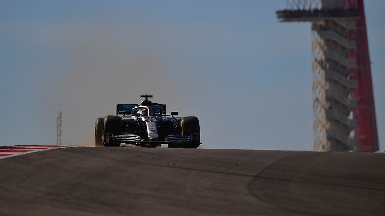 Lewis Hamilton landete in der WM-Wertung einen Start-Ziel-Sieg - auch wenn es in Texas nur zu Rang zwei reichte.