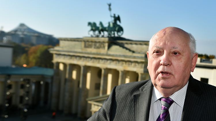"Für den Mauerfall verdiene ich Anerkennung": Gorbatschow 2014 in Berlin.