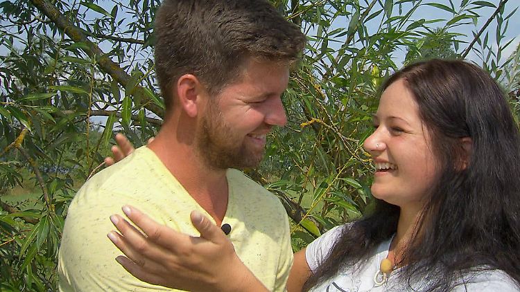 Versuchen ihr Glück: Michael und Conny.