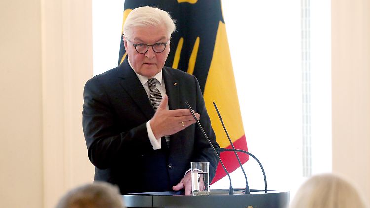 Frank-Walter Steinmeier hielt eine Rede im Rahmen der Veranstaltung  "Geteilte Geschichte(n)".