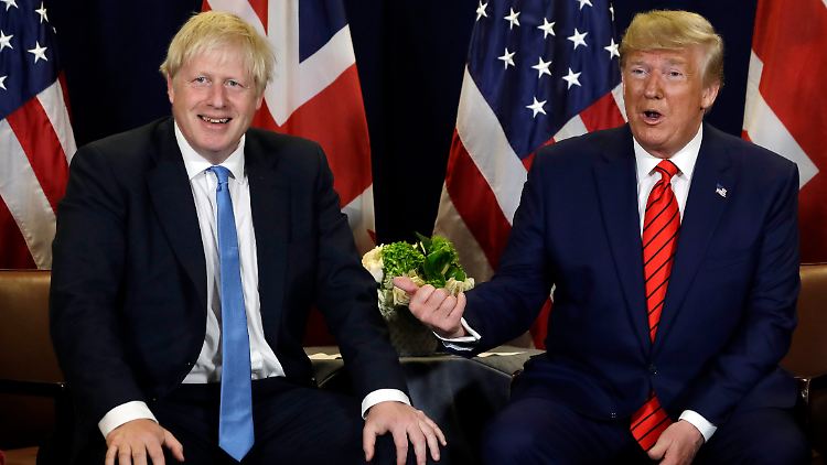 Johnson und Trump hatten sich zuletzt im September bei der UN-Generalversammlung persönlich getroffen. 