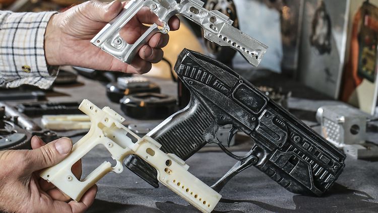 Anleitungen für Waffen aus dem 3D-Drucker gibt es im Internet.
