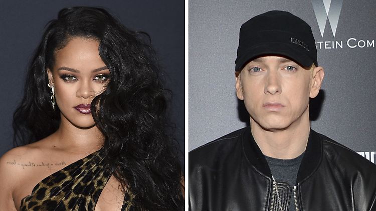 In einem alten Song scheint Eminem seiner Kollegin Rihanna einen harten Seitenhieb zu verpassen.