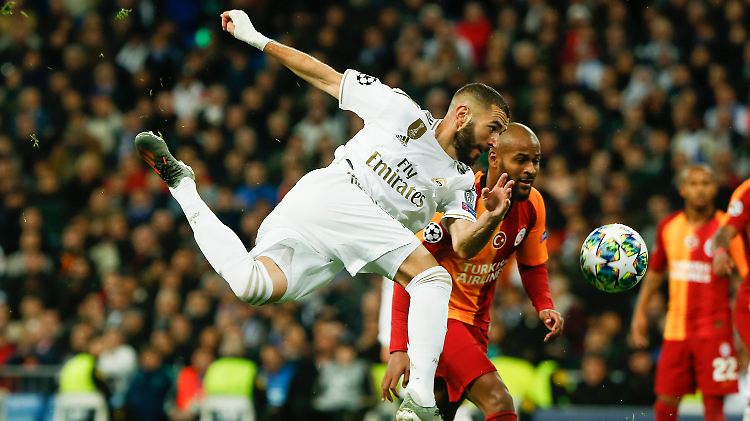 Wieder treffsicher: Karim Benzema und Real Madrid putzen Galatasaray Istanbul weg.