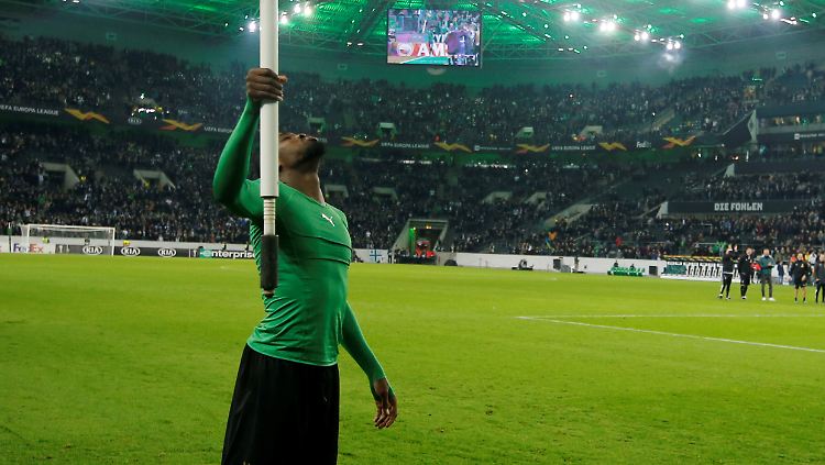 Vierte Minute der Nachspielzeit: Thuram köpft Gladbach ins Glück.