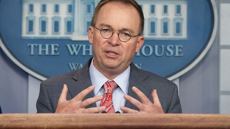 Gerät Stabschef Mick Mulvaney in Erklärungsnot?