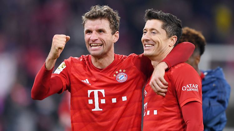 Die Rekordmänner des FC Bayern. 