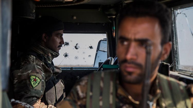 Unter Beschuss: YPG-Kämpfer im Norden Syriens (Archivbild).