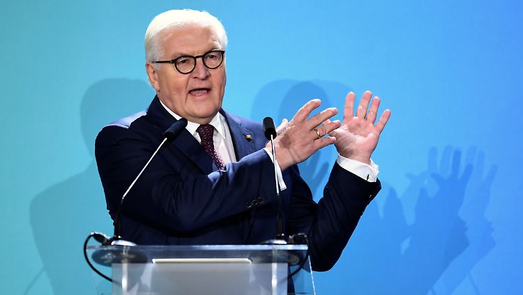 Frank-Walter Steinmeier positioniert sich klar gegen rechts.
