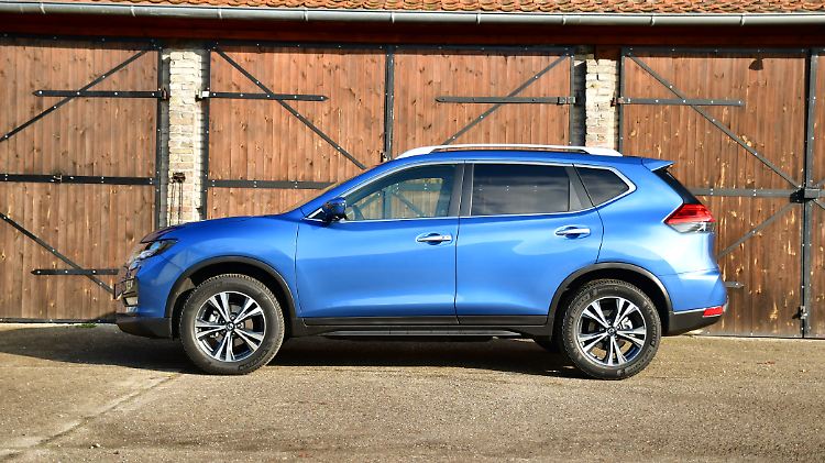 Die 18-Zoll-Leichtmetallräder für den Nissan X-Trail gibt es erst in der N-Connecta-Ausstattung.