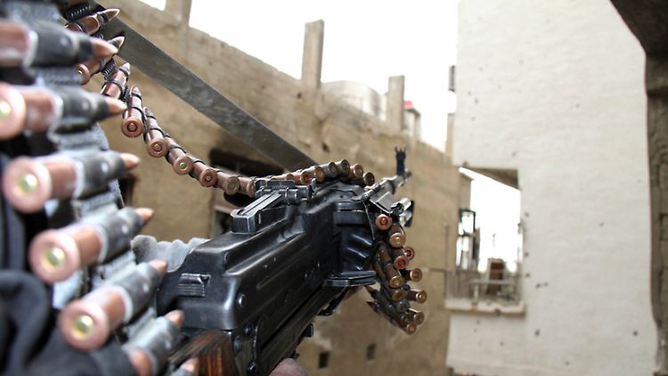Maschinengewehr in Syrien (Archivbild)