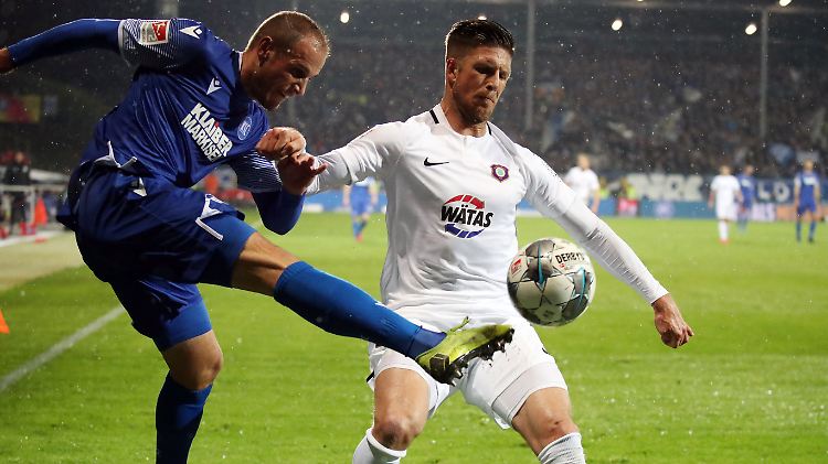 Aue und der KSC trennen sich in einem kämpferischen Spiel Unentschieden.