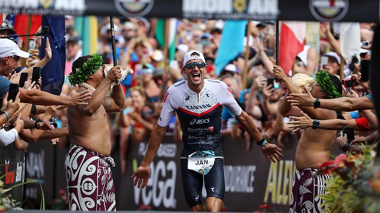 Zieleinlauf: Frodeno gewann 2019 seinen dritten Ironman auf Hawaii.