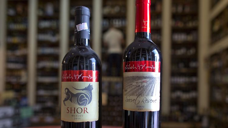 Wein aus der Shiloh-Siedlung im Westjordanland.