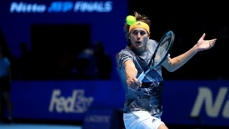 In London bei den ATP Finals mal wieder in Topform: die Deutsche Nummer eins im Tennis, Alexander Zverev.