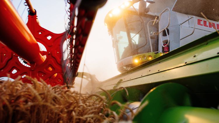 Mähdrescher können inzwischen via GPS komplett selbstständig übers Feld fahren.