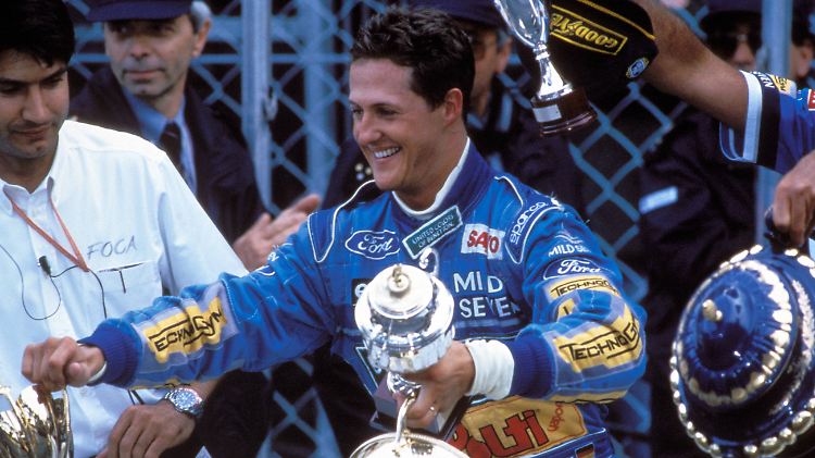 Erst gelitten, dann gefeiert: Vor 25 Jahren wurde Michael Schumacher erstmals Weltmeister in der Formel 1.