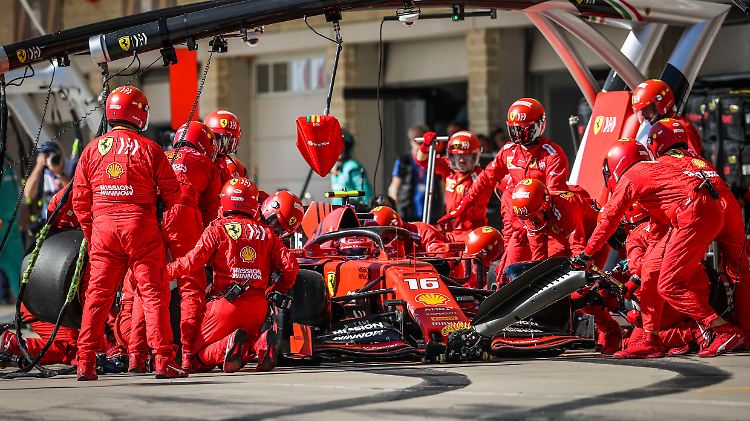 Ferrari-Pilot Leclerc fährt in Brasilien mit neuem Motor.