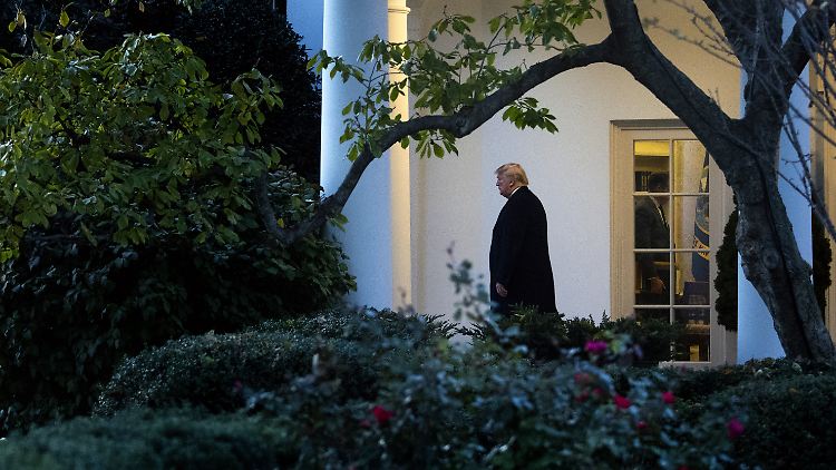 US-Präsident Trump nennt die derzeitigen Vorgänge in Washington eine "Hexenjagd".