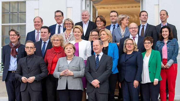 Das Kabinett Merkel.