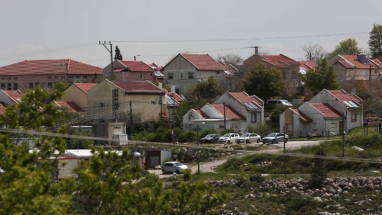 Eine israelische Siedlung in der besetzten Westbank.