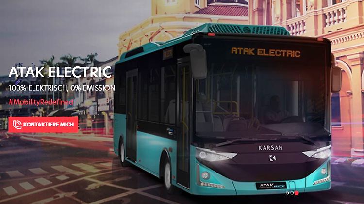 Karsan aus der Türkei setzt beim Elektrobus Atak Electric auf Technik aus dem BMW i3.