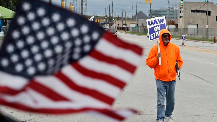 Einen Monat lang legten Streiks der mächtigen Autogewerkschaft UAW die Produktion bei General Motors lahm.
