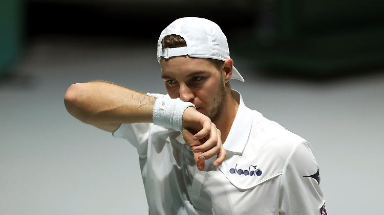 Musste sich trotz starker Leistung geschlagen geben: Jan-Lennard Struff.