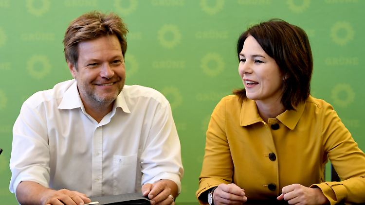 Für die Grünen geht es in den Umfragen wieder nach oben.