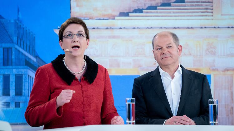 Schaffen Klara Geywitz und Olaf Scholz den Sprung an die SPD-Spitze? 