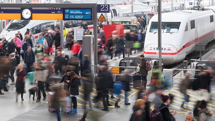 Reger Andrang auf dem Münchner Hauptbahnhof.