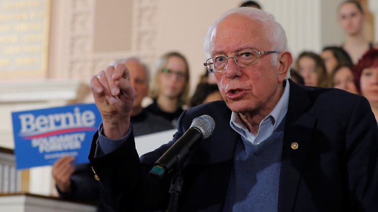 Sanders bringt sich gegen den neuen Konkurrenten in Stellung.