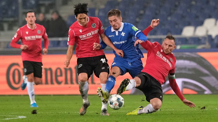 Auch gegen Darmstadt machten die Hannoveraner keine gute Figur.