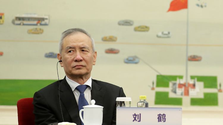 Der chinesische Vizepremier Liu hat mit US-Vertretern zum Handelszoff telefoniert.