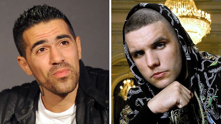 Bushido (l.) und Fler kamen einst gut miteinander aus, doch längst sind sie übel zerstritten.